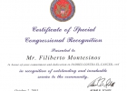 Certificado us congress Adam B. Schiff