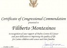 Certificado us congress Jane Harman