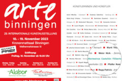 29th International Art Exhibition ARTE BINNINGEN, CH